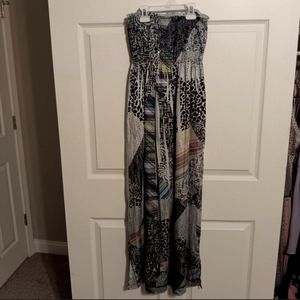 Max dress,  one size fits all, top is stretchy